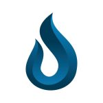blue-gas-flame-lgoo-design-vector